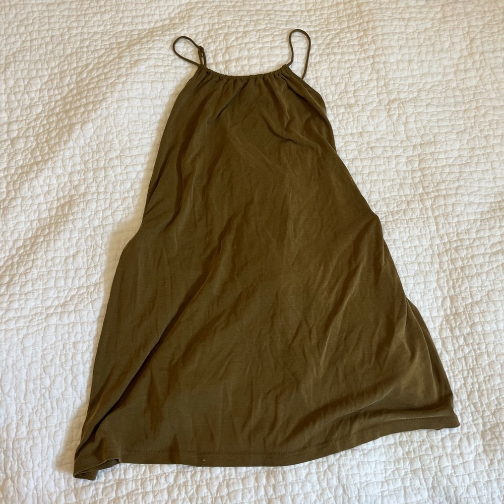 urban outfitters halter tank with cross back
